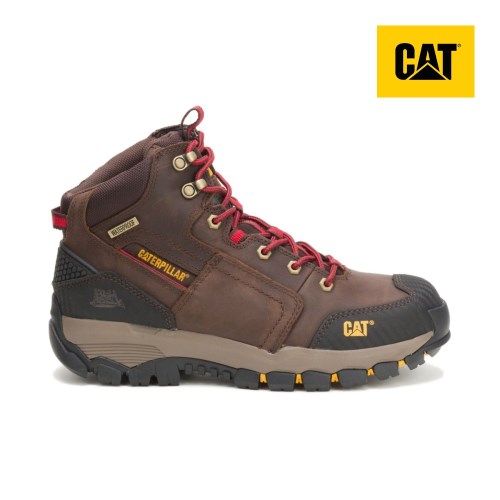 Caterpillar Navigator Waterproof Werkschoenen Heren DonkerBruin (RQMK.NL)